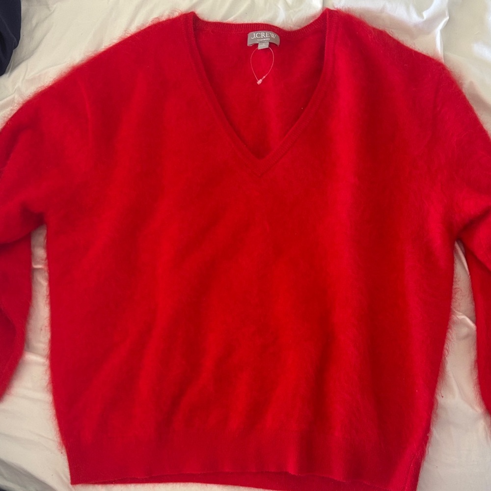 J Crew Brushed Cashmere Sweater